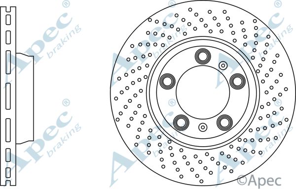 APEC BRAKING Jarrulevy DSK3113